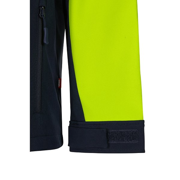 Zweifarbige Softshell-Jacke (280 g/m²), mit Fleece-Futter und TPU-Membran, aus Polyester (96 %) und Elasthan (4 %) Lorlinat