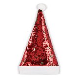 Zweifarbige Pailletten-Weihnachtsmütze Helvri
