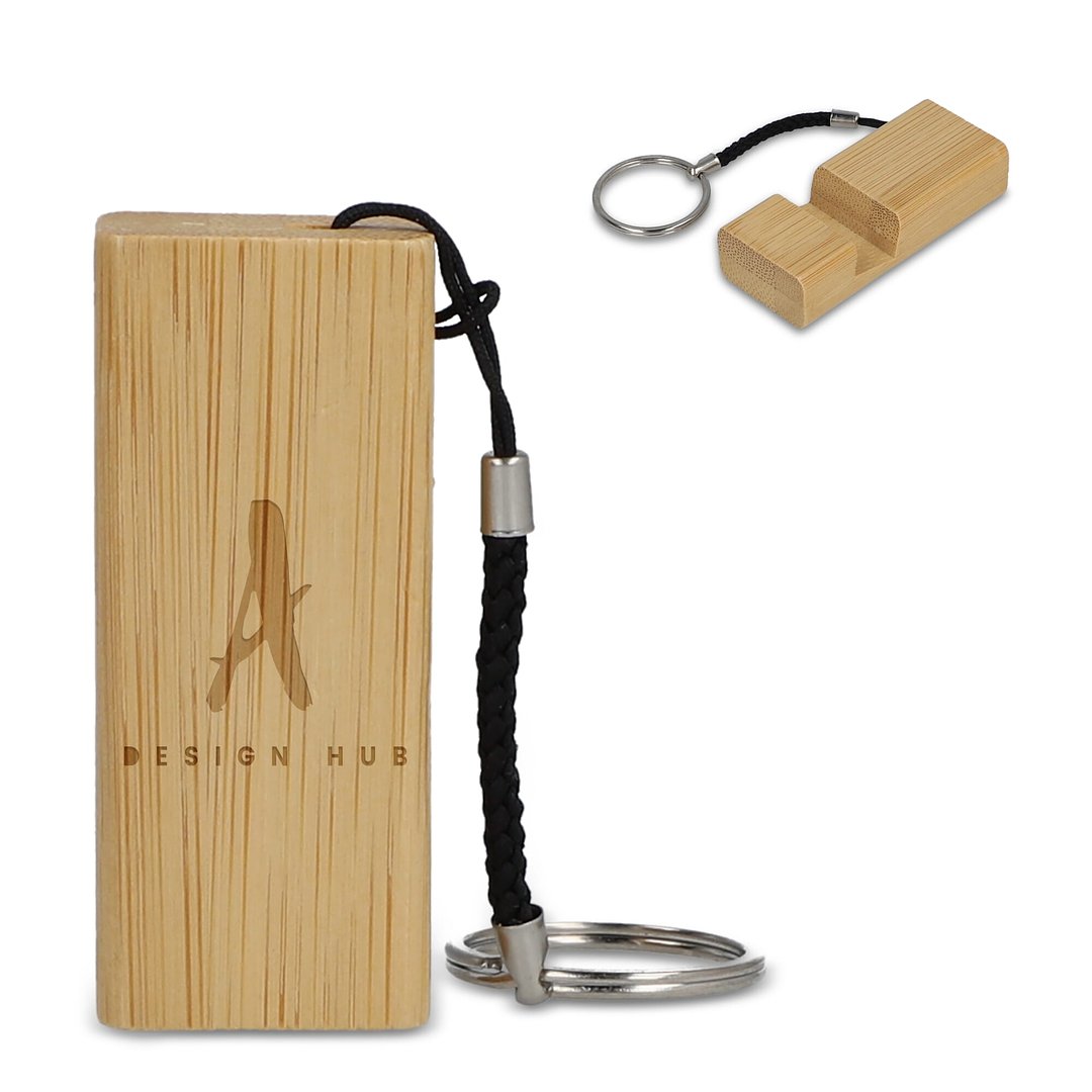 Bambus Smartphonehalter Schlüsselanhänger Nethlin