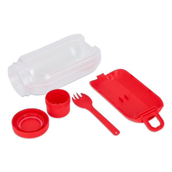 All-in-One-Lunchbox mit Soßenfach und Löffel-Gabel Aitlixl