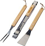 Grillset Masper | Edelstahl | 3 St. | Holzgriffe