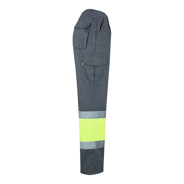 Zweifarbige Twill-Hose mit mehreren Taschen (210 g/m²), aus Baumwolle (20%) und Polyester (80%) Nelien