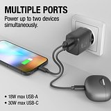 30W Schnellladegerät GaN USB-C &amp; USB-A Chlans