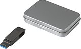 USB-Stick aus verzinkter Oberfläche Hatht
