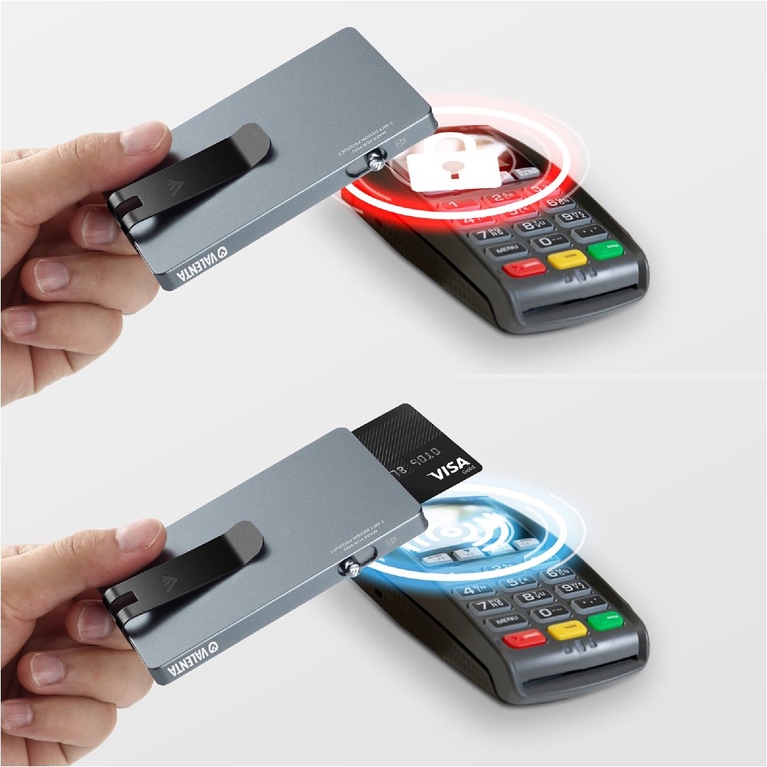 Cardprotector Aluminium Magsafe with money clip Palta