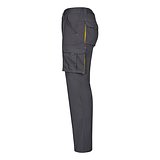 Zweifarbige Stretch-Hose mit mehreren Taschen (240 g/m²), aus Baumwolle (46 %), EME (38 %) und Polyester (16 %) Paulik