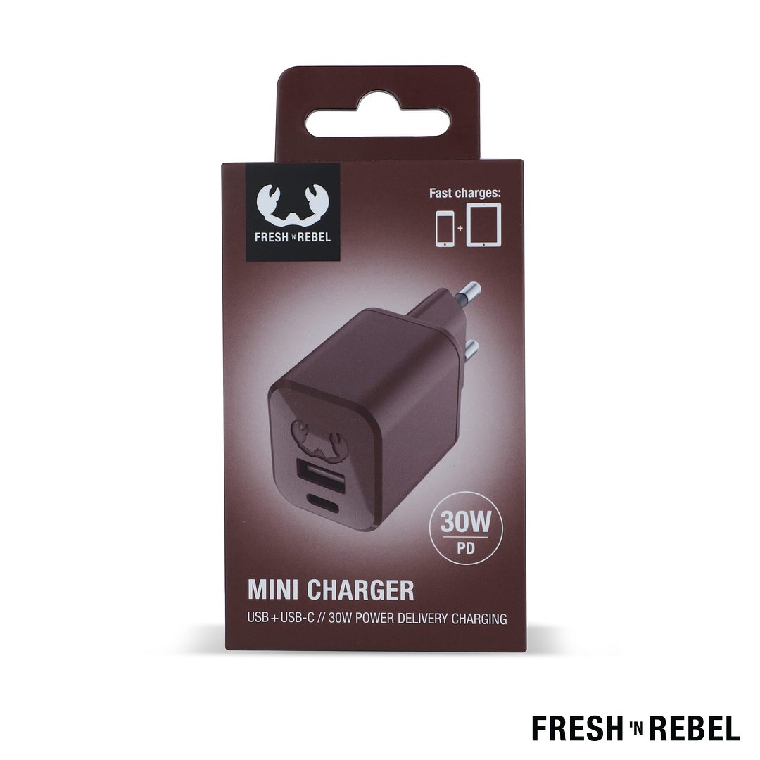 Mini Charger USB-C + A PD // 30W Chatia