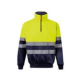 Zweifarbiges Sweatshirt (300g/m²) aus Polyester-Fleece (100%) Jongn