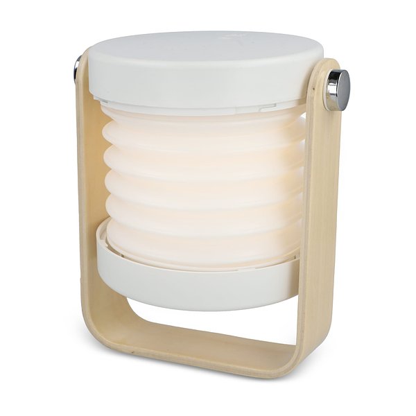 Multifunktions-LED-Lampe mit Bambusgriff Eliel