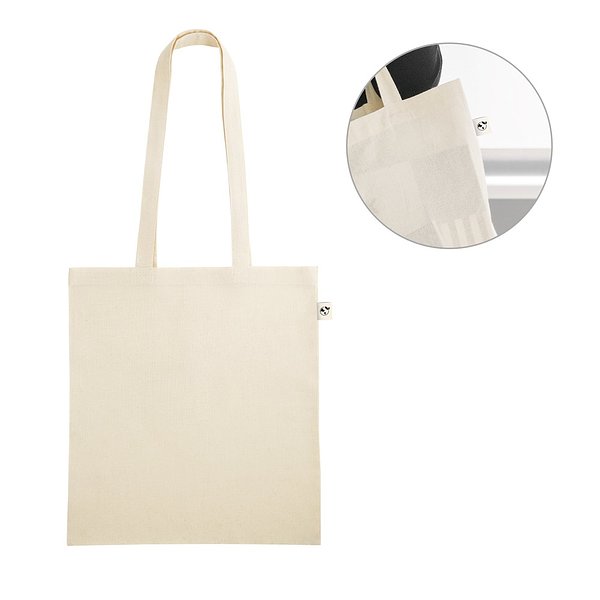 Tasche aus 100% Bio-Baumwolle (140 g/m²) Beating