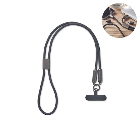 60W Lanyard-Ladekabel Albrini