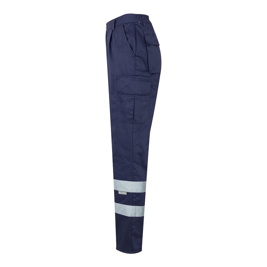 Hose mit mehreren Taschen aus Twill (200 g/m²), aus Baumwolle (35 %) und Polyester (65 %) Ruelycili
