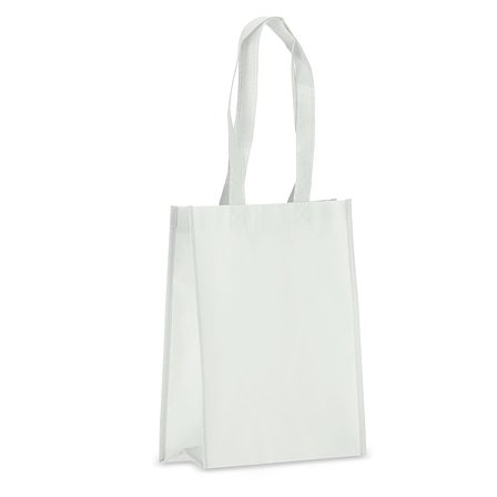 R-PET Tragetasche aus laminiertem Non Woven 24 x 11 x 30cm 105g/m² Vrenan