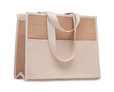 Jute-Canvas Shopping Tasche Nins