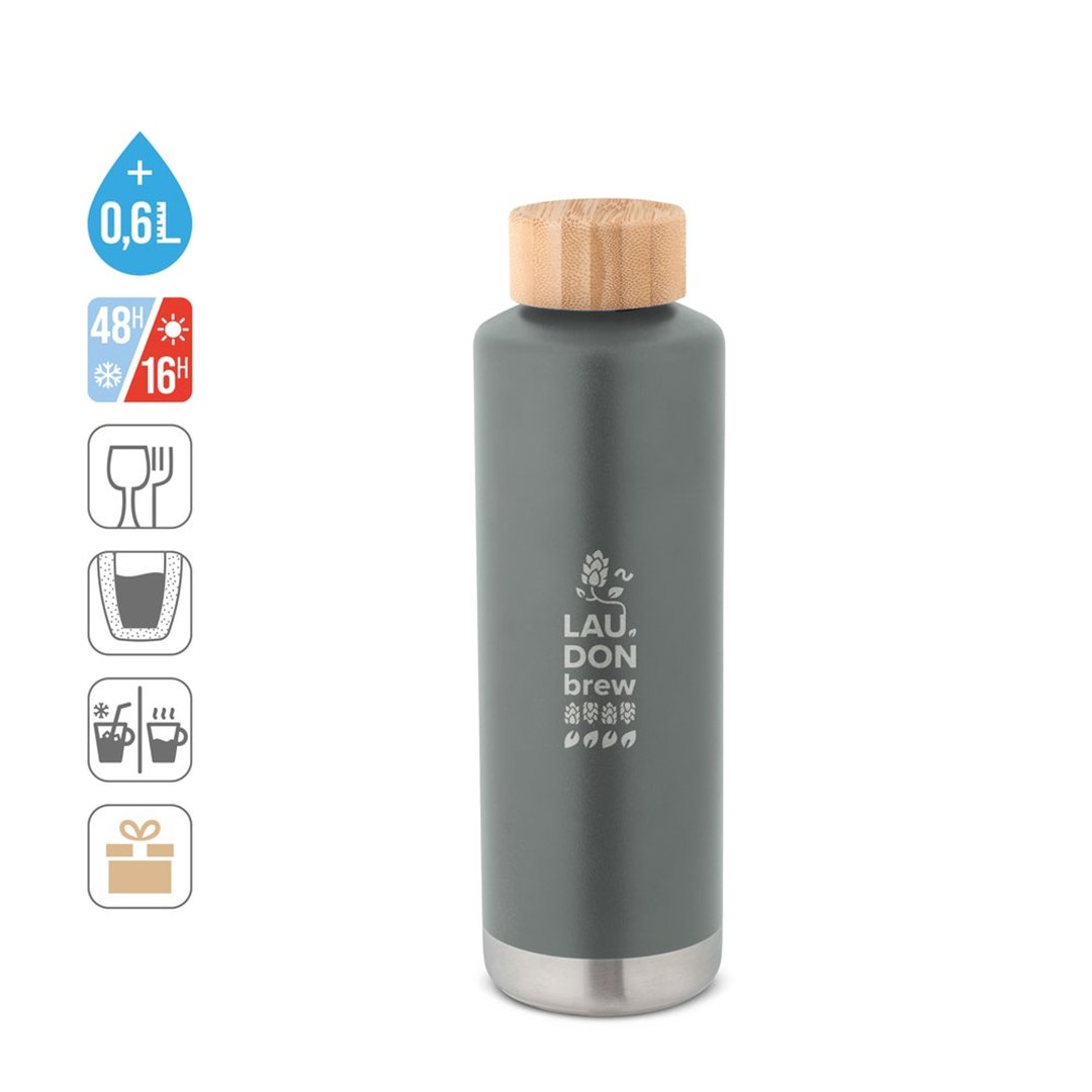 Isolierflasche aus Edelstahl Bencht