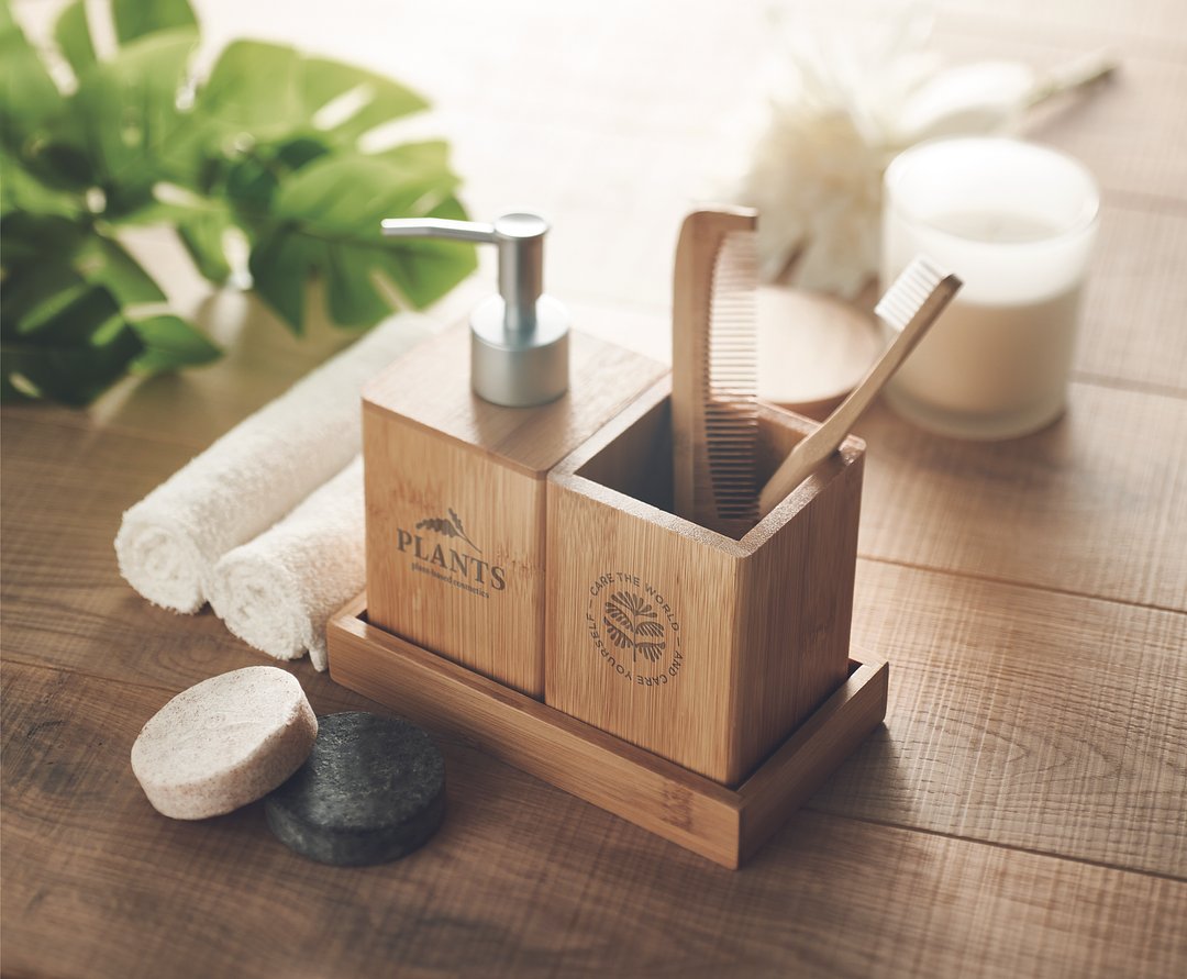 3-teiliges Bad-Set Bambus Durer