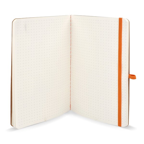 Notizbuch mit flexiblem Einband Kraftpapier A5 Rudolfep