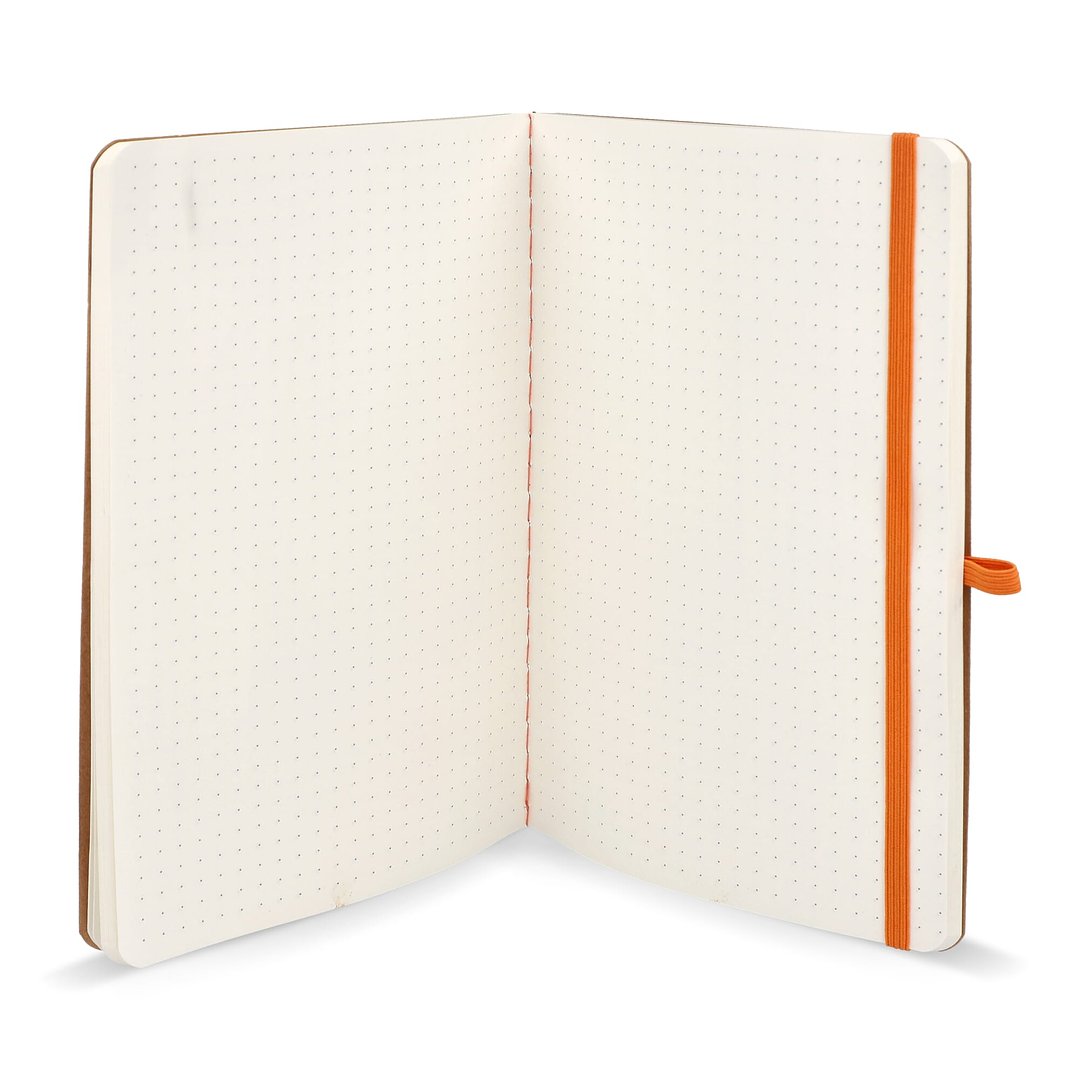 Notizbuch mit flexiblem Einband Kraftpapier A5 Rudolfep