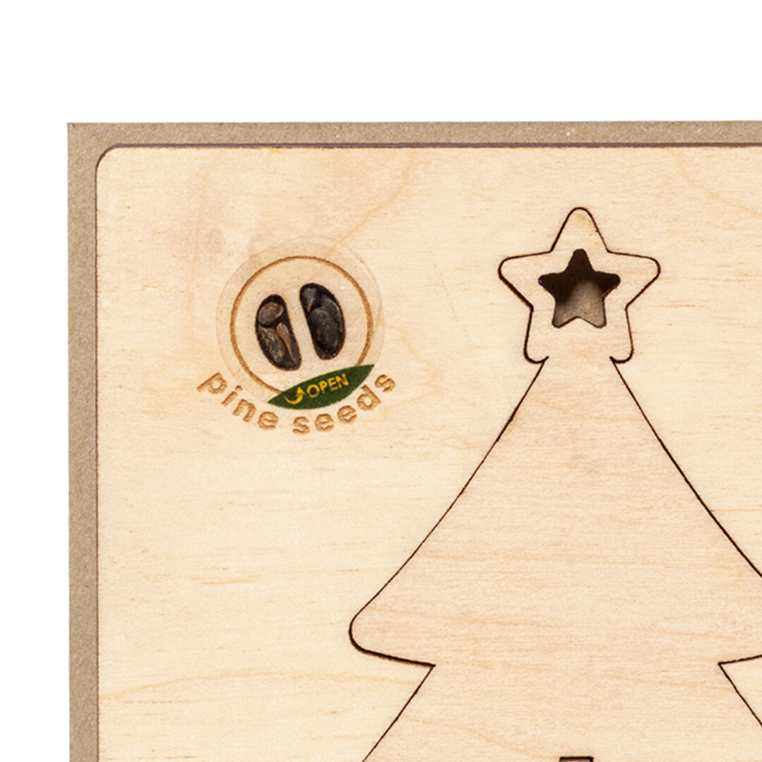 Ornament Weihnachtskarte Idurd