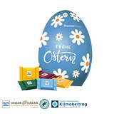 Werbe-Osterei mit Ritter SPORT Schokotäfelchen