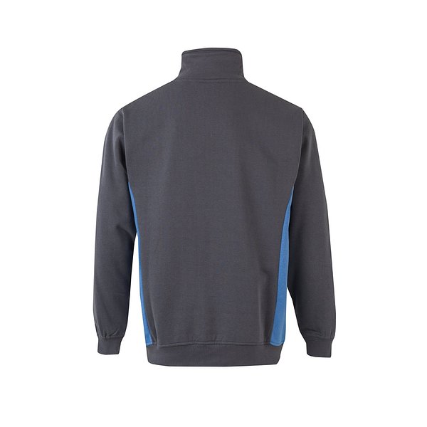 Zweifarbiges Frottee-Sweatshirt (260 g/m²), aus Polyester (65 %) und Baumwolle (35 %) Rudorscht