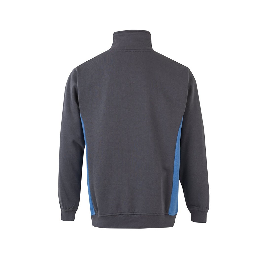 Zweifarbiges Frottee-Sweatshirt (260 g/m²), aus Polyester (65 %) und Baumwolle (35 %) Rudorscht