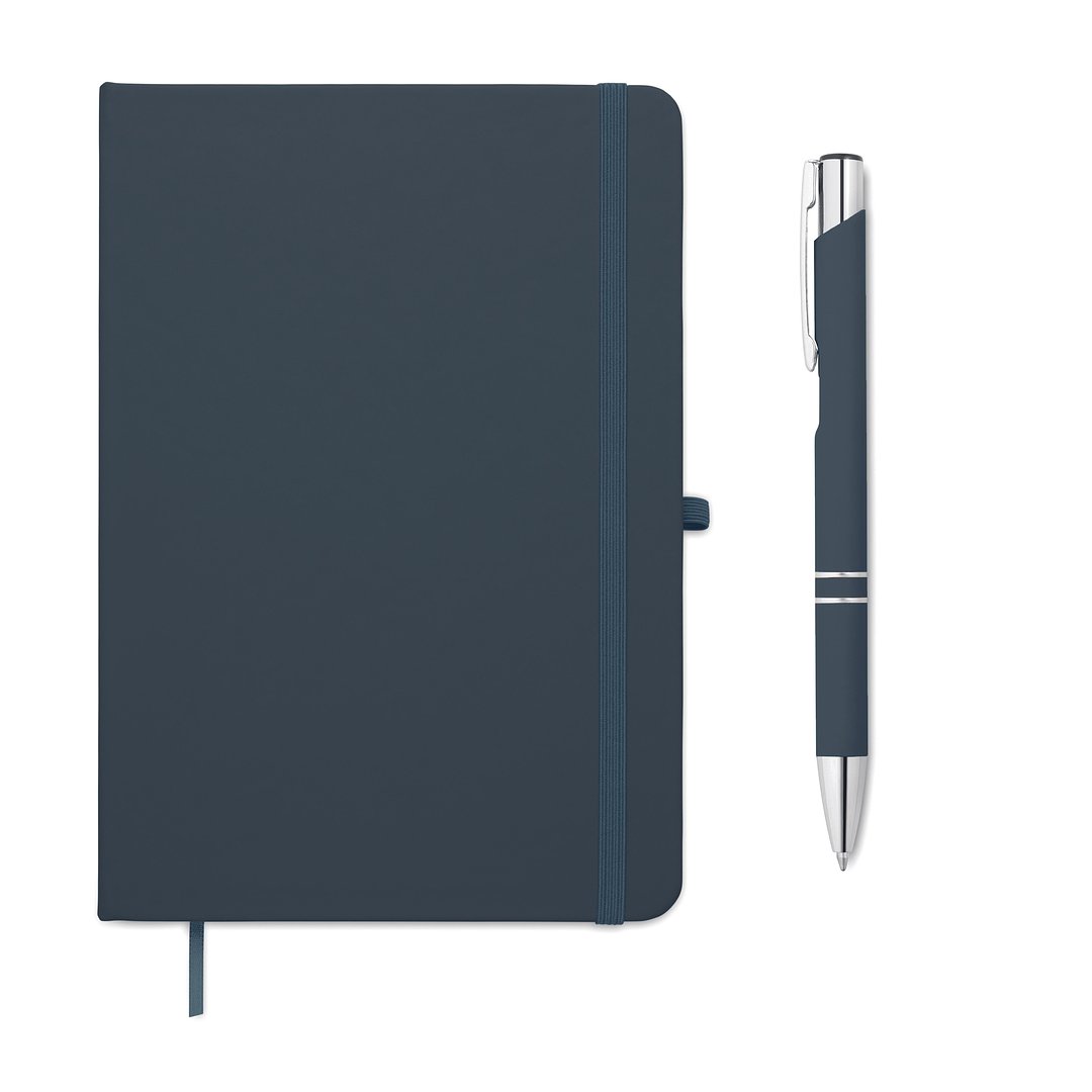 DIN A5 Notizbuch mit Kuli Mingli