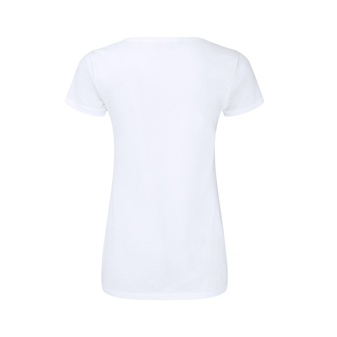 Frauen Weiß T-Shirt Ideck