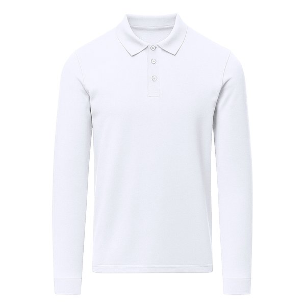 Erwachsene Weiss Polo-Shirt Idlot