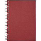 A6 farbiges recyceltes Notizbuch mit Spiralbindung - Adalbri