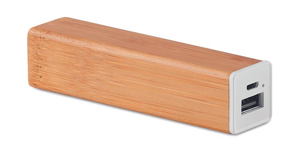 Powerbank 2200 mAh Bambus Chaspers