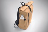 Rolltop-Rucksack 600D RPET Adrins