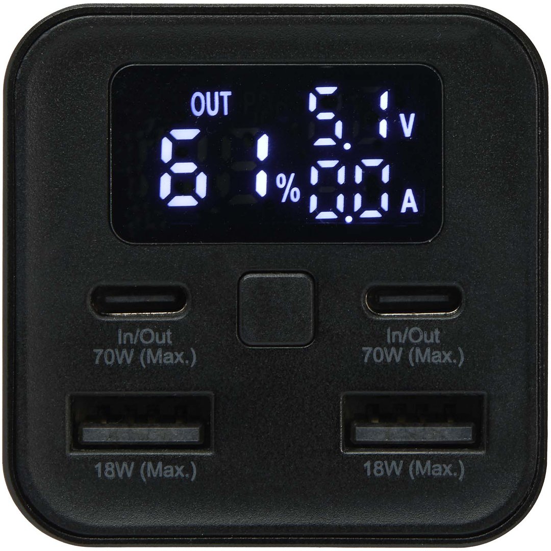 70 W 20.000 mAh Laptop Powerbank aus recyceltem Aluminium - Ferin