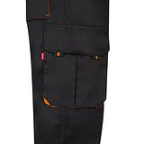 Zweifarbige Twill-Hose mit mehreren Taschen (200 g/m²), aus Baumwolle (35 %) und Polyester (65 %) Leenico