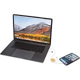 30 cm 5-in-1 Kabel aus recyceltem Kunststoff für Datenübertragung und 27W Schnellladung mit Bambusdetails - Bettt