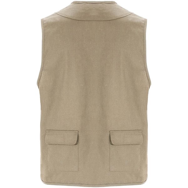 Arbeitsweste mit V-Ausschnitt und mehreren Taschen, 200 g/m2 - Elverven
