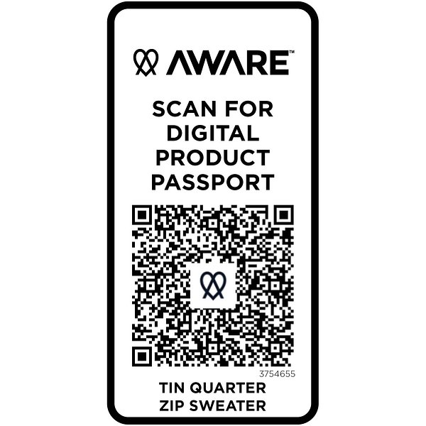 Aware™ Pullover mit Half-Zip Reissverschluss aus recyceltem Material Unisex - Ven