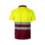 Zweifarbiges Poloshirt im Bird-Eye-Design (160g/m²) mit kurzen Ärmeln, aus Polyester (100%) Mudyli
