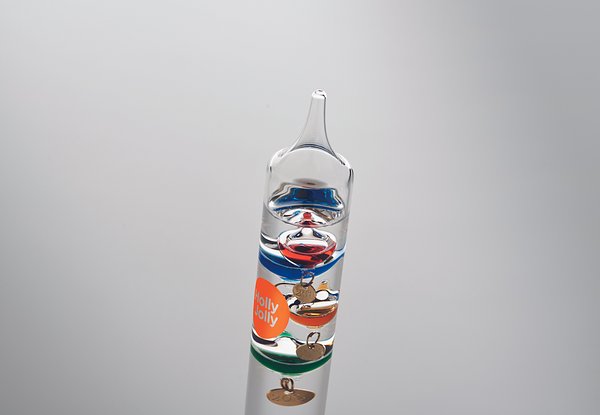 Galileo Thermometer Glas 28cm Dorscin