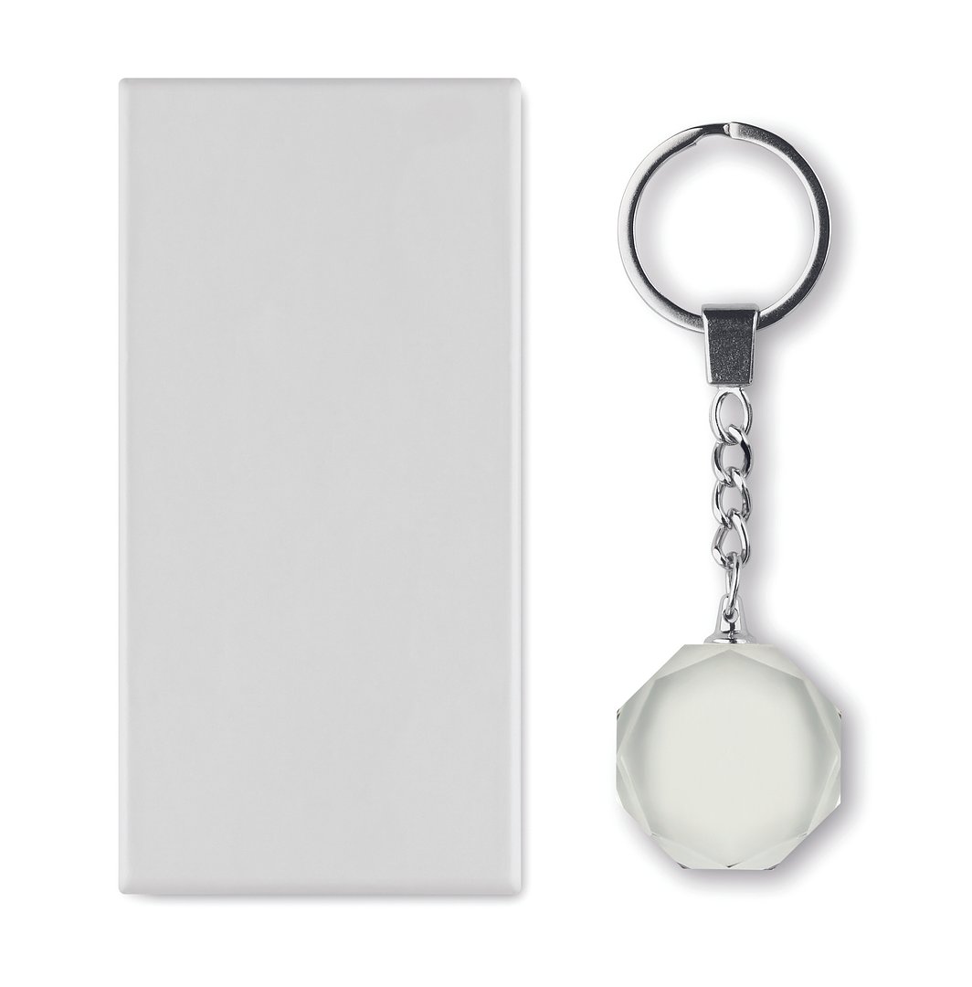 Schlüsselanhänger Glas rund Giannina