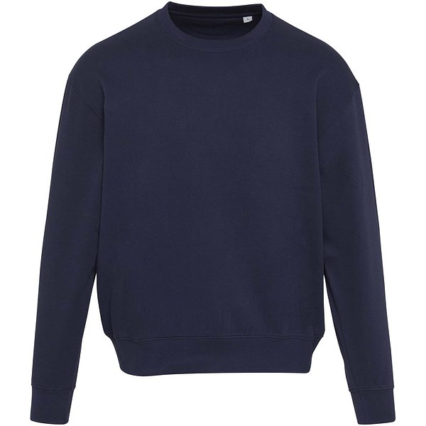 Pullover mit Rundhalsausschnitt in Übergrösse aus recycelter 280 g/m2 Bio Baumwolle (OCS), unisex - Jovep