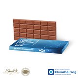 Grusskarte mit Schokoladentafel von Lindt, 100 g, EXPRESS
