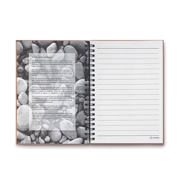 Mineralpapier Notizbuch Walbi