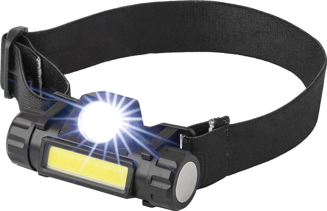 Stirnlampe Maraina | Kunststoff | LED + COB | USB-C aufladbar