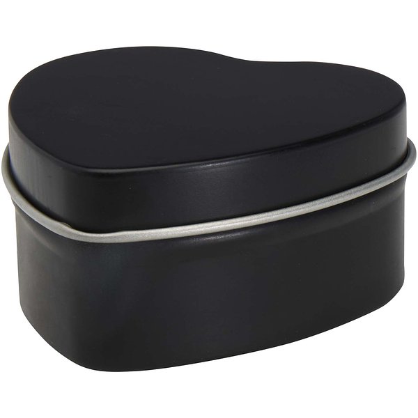 Herzförmige Zinnkerze mit Vanille Duft - Giun