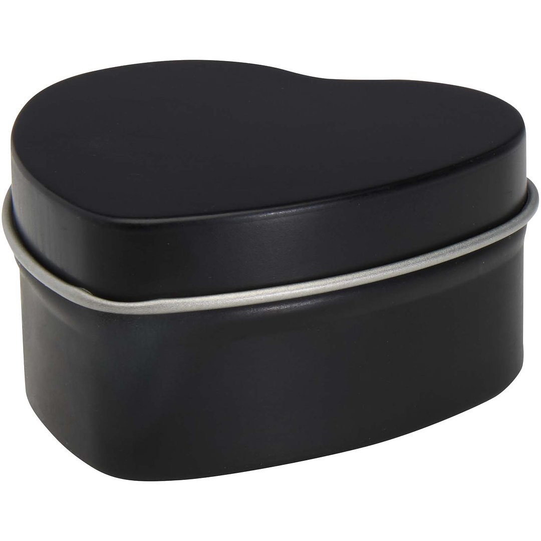 Herzförmige Zinnkerze mit Vanille Duft - Giun