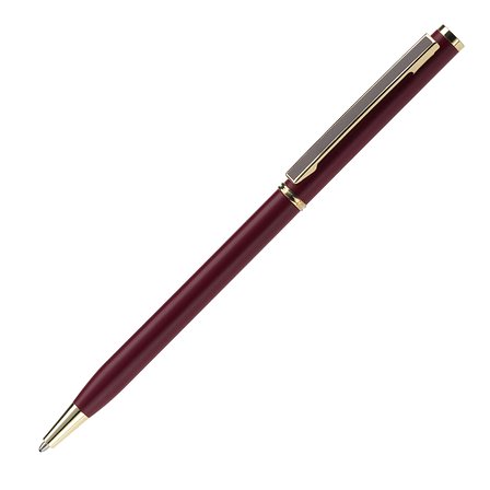 Metallkugelschreiber Slim mit Gold Applikation Fränzin