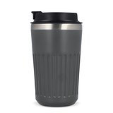Recycelter Edelstahl-Thermobecher für Kaffee zum Mitnehmen, 400 ml Natianng