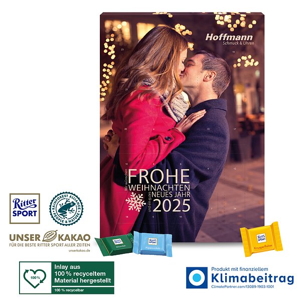 Wand-Adventskalender „Ritter SPORT“