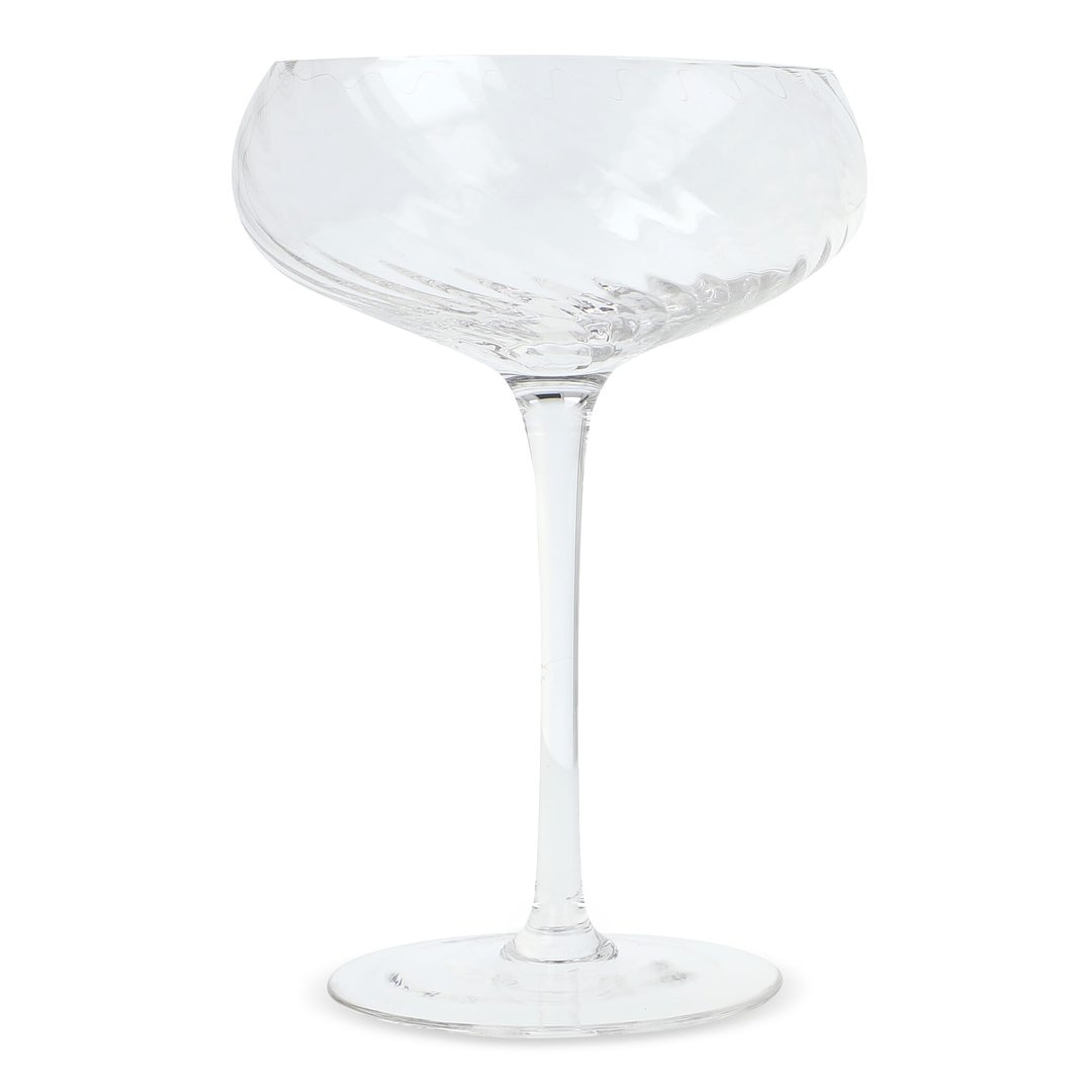 Byon Opacity 2er-Set Sektgläser mit stilvollem Glasmuster 300ml Sarena